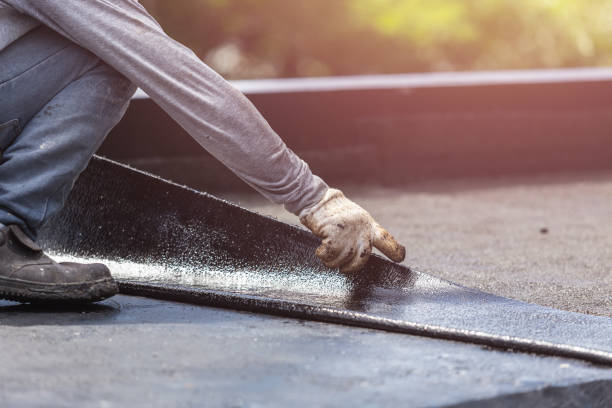 Professional Interior Drainage System technician working in Marlton, MD